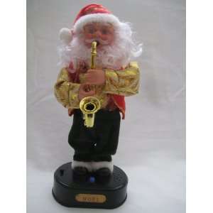  Santa Claus with Saxaphone Music Christmas Dancing Figure 