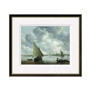  Fishingboat In An Estuary 1655 Framed Giclee Print