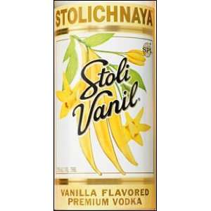  Stolichnaya Vodka Vanil 750ML Grocery & Gourmet Food