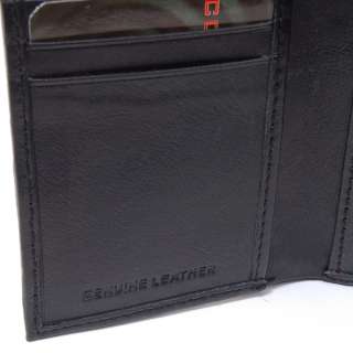 Mens Trifold Wallet Leather Alpine Swiss Card Case ID Gift Bag Classic 