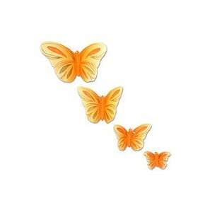   mache figurines, Butterflies in Flight (set of 4)