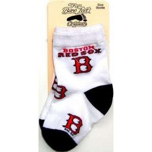    Newborn Baby Infant Toddler Boston Red Sox Socks