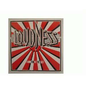  Loudness Poster Thunder In The East 