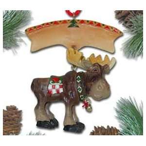 Personalized Moose Christmas Ornament   Sierra Moose 