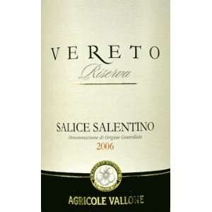 2006 Vallone Vereto Salice Salentino Riserva 750ml 