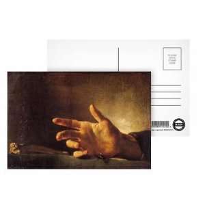  Study of a Hand (oil on canvas) by Theodore Gericault 