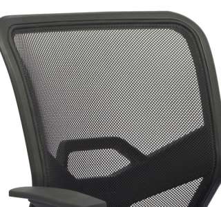   Fabric Mesh Back Computer Office Desk Chair Black With Arms  