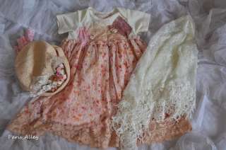 Spring Kiss~Dress, Hat, Blanket RebornToddler Baby Doll  
