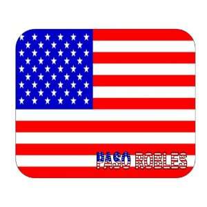  US Flag   Paso Robles, California (CA) Mouse Pad 