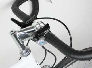 New 54cm Aluminum Road Bike Racing Bicycle 21 Speed Shimano   White 