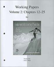 Working Papers (print) Vol 2 for FAP Volume 2 (CH 12 25), (0077338200 