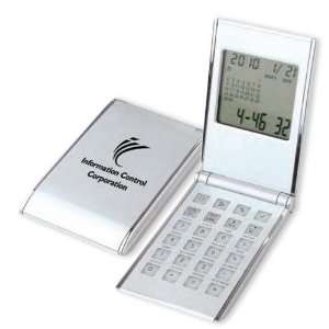  Promotional Calculator   Ultra Slim Aluminum Alarm (100 
