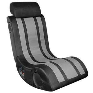   LumiSource BoomChair P42 Video Game Chair, Black/Gray