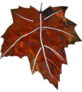 CHOICES  LEAF METAL 3D WALL ART, DECOR, PICTURE  