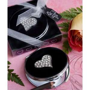  Classy Compacts Collection heart design metal compact 