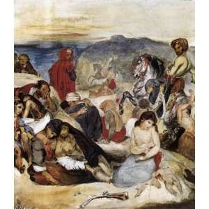 paintings   Eugène Delacroix   24 x 28 inches   The Massacre of Chios 