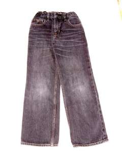 GAP KIDS Black Distressed ORIGINAL FIT Jeans 7 SLIM Boy  