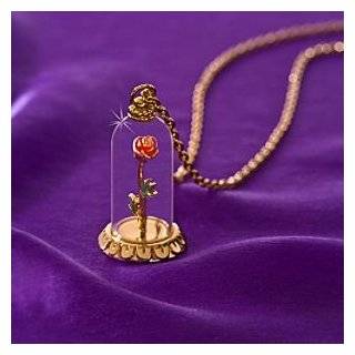  Enchanted Rose Beauty and the Beast Necklace by Disney 