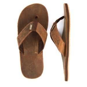  Reef Mens Sandals Leather Smoothy Bronze Brown Sports 