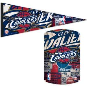   Cleveland Cavaliers Espn Pennant And Wood Sign