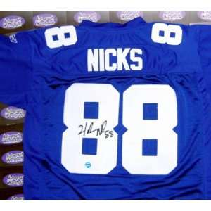  Hakim Nicks autographed Football Jersey (New York Giants 