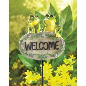  Frog Welcome Sign