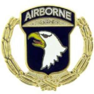  U.S. Army 101st Airborne with Wreath Pin 1 Arts, Crafts 