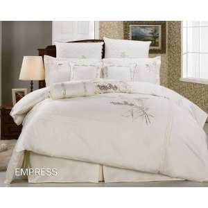  Empress Ivory Queen 9 Piece Bedding Set