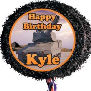 Army Tank Pinata Personalized