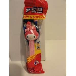  Hello Kitty Pez with 1 Candy Refill   Pink Kitty with Pink 