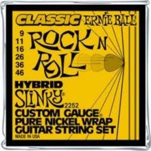 Ernie Ball 2252 Classic Pure Nickel Hybrid Slinky Electric Guitar 