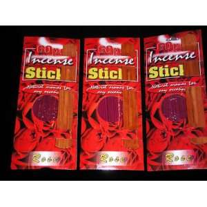   Scented Deluxe Incense Three 60 Stick pk. Fresh Aromatherapy Gift Set