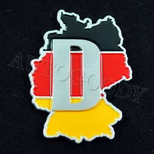 GERMANY Map Badge Emblem (1 Piece)