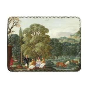 Abraham entertaining the Three Angels (oil   iPad Cover (Protective 