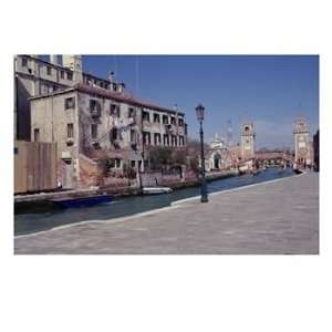  Houses on the Rio DellArsenale Subject Giclee Poster 