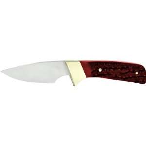  156RPB Lil Finger Knife with Fixed Drop Point Blade, Red Pick Bone 