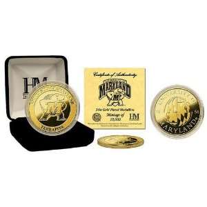  Maryland Terrapins 24Kt Gold Coin