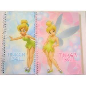   of 2 Princess Tinkerbell Tinker Bell Notebook 7 x 10  Toys & Games