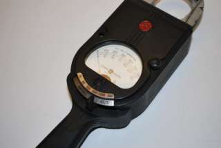 Vintage GE Ammeter Voltage Meter 0 600 Amp Volt  