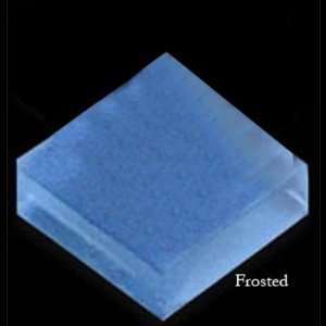 Mirage Tile Glass Mosaic Plain Color 5/8 x 4 Lake Blue Frosted Ceramic 