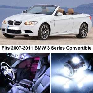  BMW 3 Series WHITE LED Lights Interior Package Kit M3 (7 