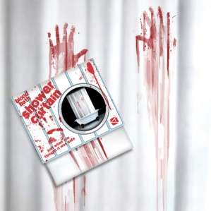 Blood Bath Shower Curtain BRAND NEW Novelty Joke Gift  