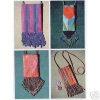 AWESOME AMULETS PATTERN BAGS PURSES BEADS 4 DESIGNS  