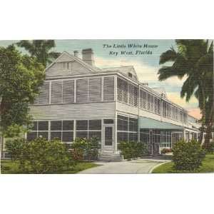   Postcard   The Little White House   Harry S. Truman   Key West Florida