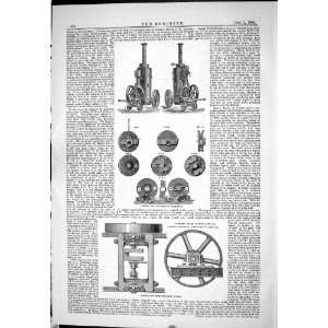 1882 ENGINEERING TURNER HARTNELL MARSHAL ENGINE AVELIN PORTER CHURCH 