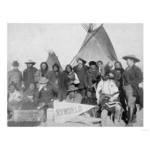 White Men and Lakota Indian Chiefs Group No.3 Photograph   Pine Ridge 