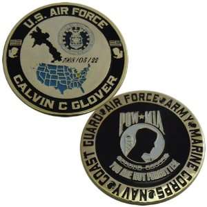 US Air Force POW/MIA Calvin C. Glover USAF Challenge Coin 