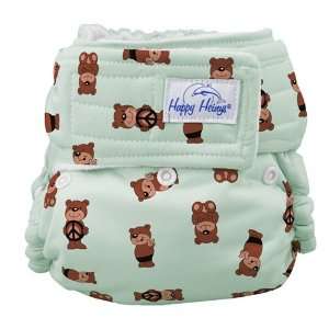 Happy Heinys Organic One Size Pocket Diaper   Peace Bears