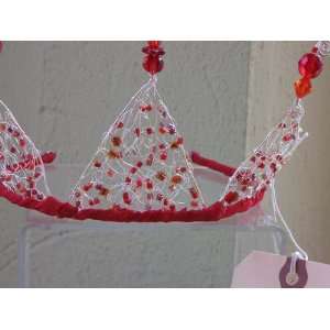  Red Princess Crown me Artisans Handmade Tiara RED 