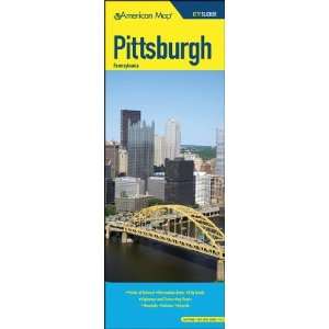    American Map 607965 Pittsburgh PA City Slicker Map